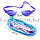 Очки для плавания в чехле Swim goggles сине фиолетовый, фото 2