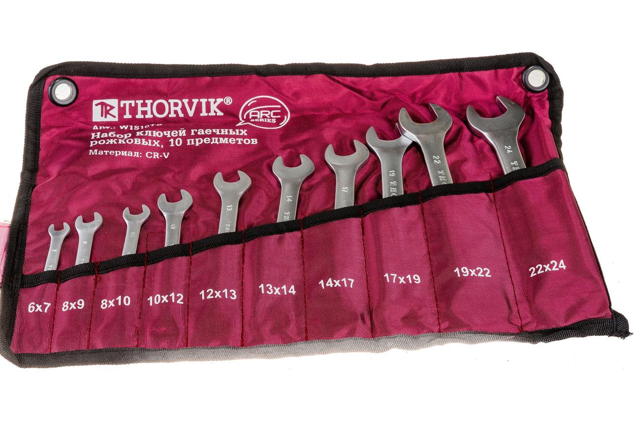 Набор ключей гаечных рожковых серии ARC в сумке, 6-24 мм, 10 предметов W1S10TB - фото 2 - id-p54761713
