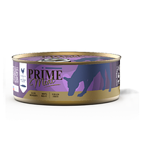 Консервы PRIME MEAT DOG GRAIN FREE беззерновые для взрослых собак с курицей и скумбрией в желе (325 гр)