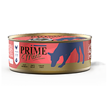 Консервы PRIME MEAT DOG GRAIN FREE беззерновые для взрослых собак с курицей и креветкой в желе (325 гр)