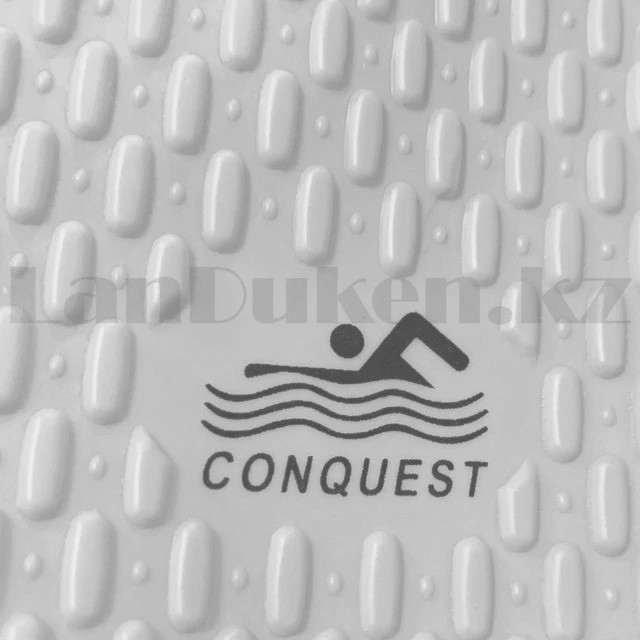 Шапочка для плавания с пупырышками Сonquest серая - фото 4 - id-p101701407