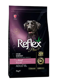 Reflex Plus Medium Adult Dog Beef High Enegry для взрослых активных собак с говядиной 3кг