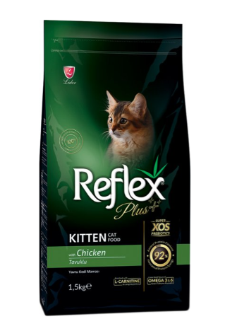 Reflex Plus KITTEN CHICKEN для котят с курицей, 1,5кг