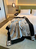 Плед двусторонний, Hermes Avalon, из шерсти.