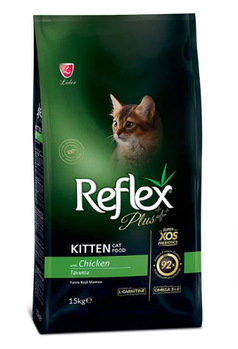 Reflex Plus Kitten Chicken для котят с курицей 15кг