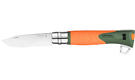 Складной нож OPINEL №12 Explore Green с извлекателем клещей, фото 2
