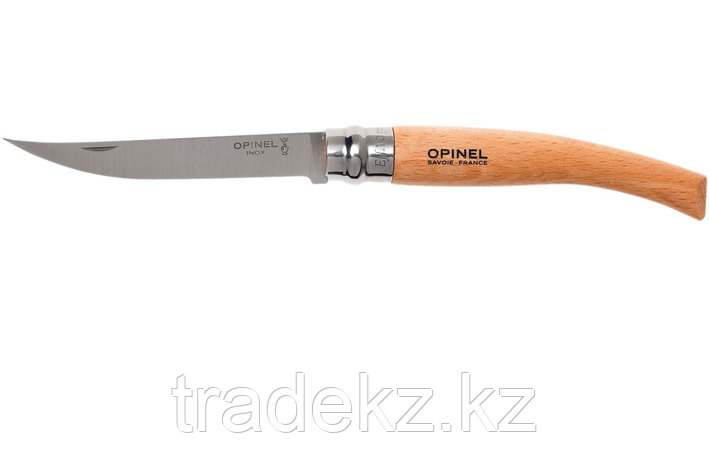 Нож складной Opinel 10 см Филейный Бук, фото 2