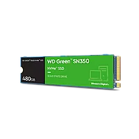 Western Digital WDS480G2G0C Твердотельный накопитель 480GB SSD GREEN SN350 M.2 2280 NVMe x4 R2400Mb/s W1650Mb/