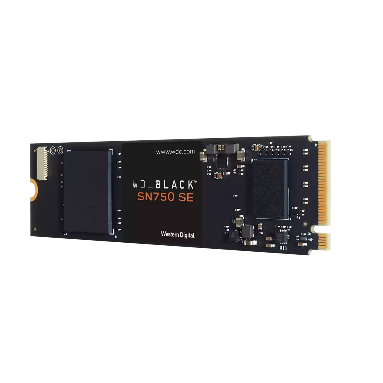 Western Digital WDS500G1B0E Твердотельный накопитель SSD 500GB BLACK SN750 SE PCIe M.2 2280 R3600Mb/s W2000MB