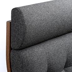 Кресло ПОЭНГ, коричневый/Гуннаред темно-серый ИКЕА, IKEA, фото 2