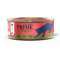 Консервы PRIME MEAT CAT GRAIN FREE беззерновые для взрослых кошек с курицей и креветкой в желе (100 гр)