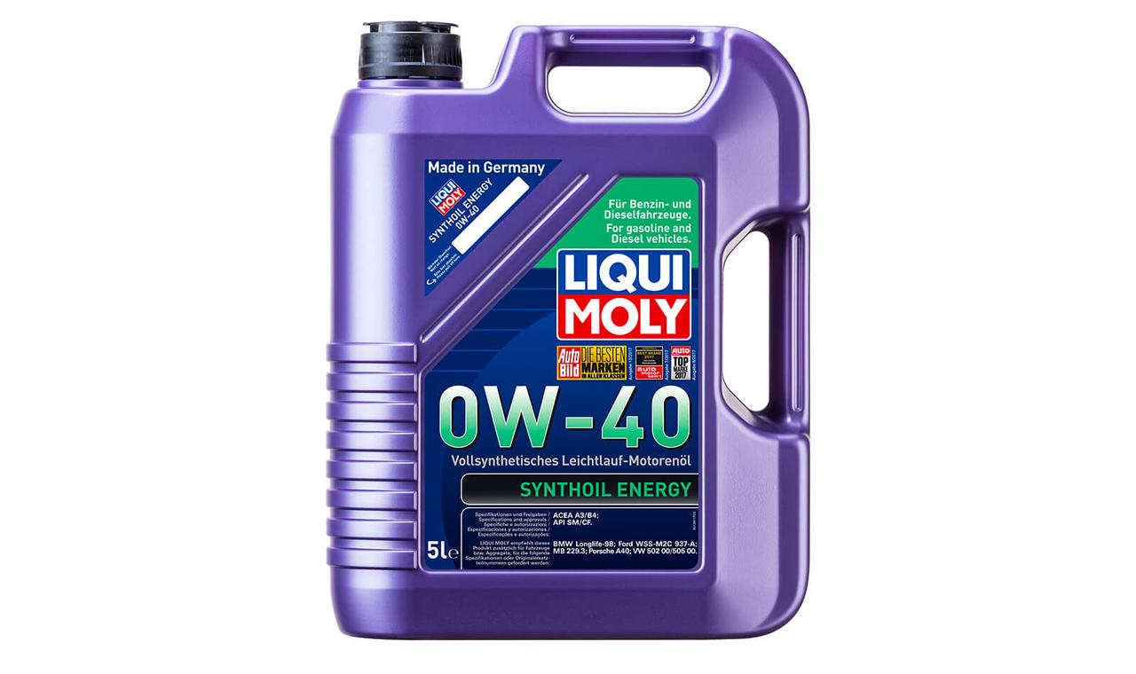 Масло моторное LIQUI MOLY Synthoil Energy 0w40 5л. (9515) - фото 1 - id-p94896237