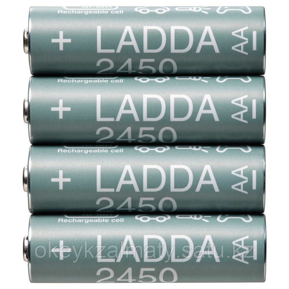 IKEA: LADDA ЛАДДА аккумуляторная батарейка, формат AA, 505.065.30