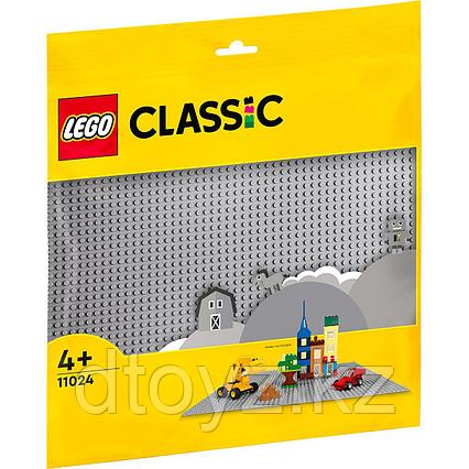 Lego Classic 11024 Серая базовая пластина