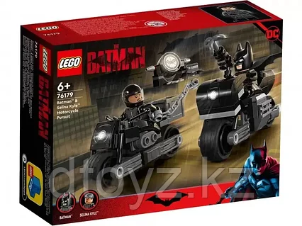 Lego DC Comics Super Heroes Бэтмен и Селина Кайл погоня на мотоцикле 76179