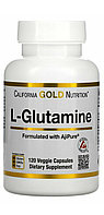 L-Glutamine Глютамин , 500 мг, 120 капсул. California gold nutrition