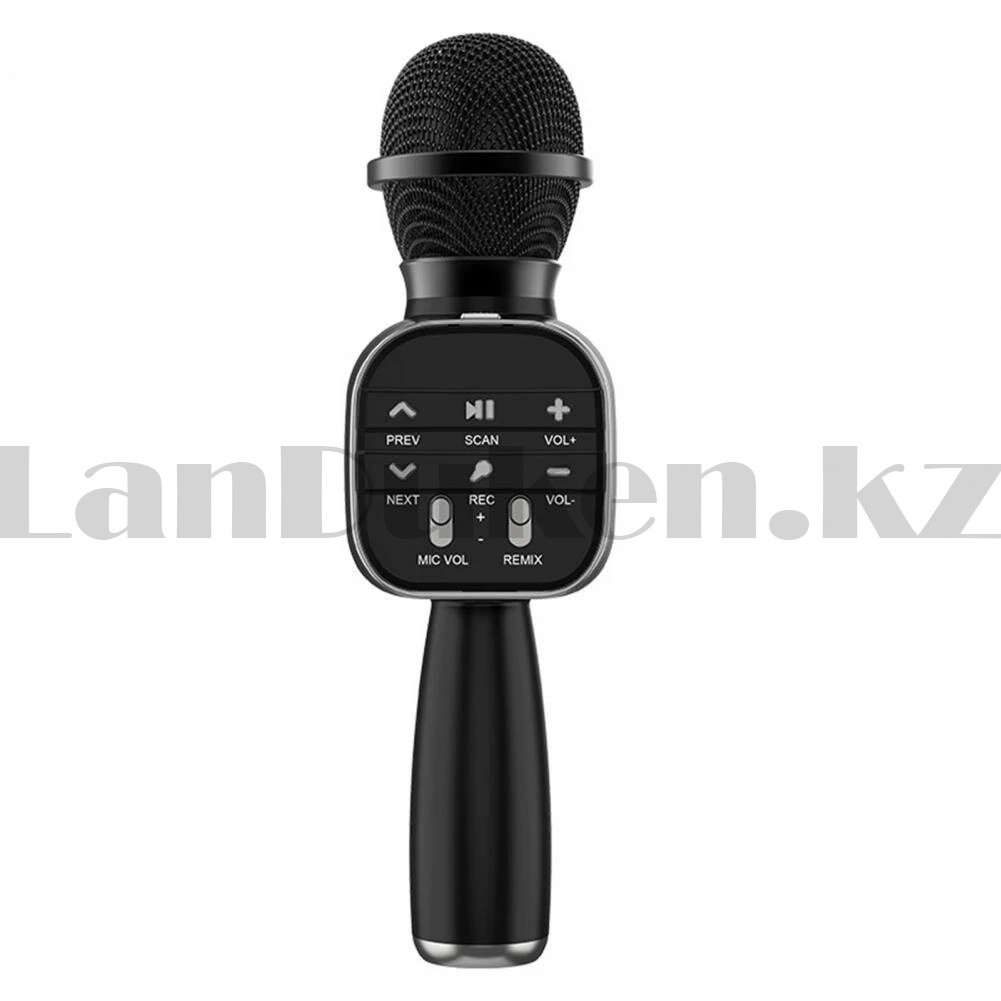 Беспроводной Bluetooth караоке-микрофон с USB входом DS813 черный - фото 3 - id-p101718888