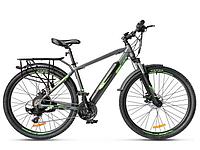 Велогибрид Eltreco Ultra MAX PRO (Чёрно-зелёный)