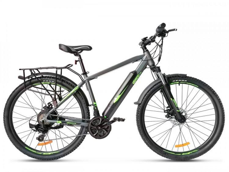 Велогибрид Eltreco Ultra Trend Up (Чёрно-зелёный) - фото 1 - id-p101721074