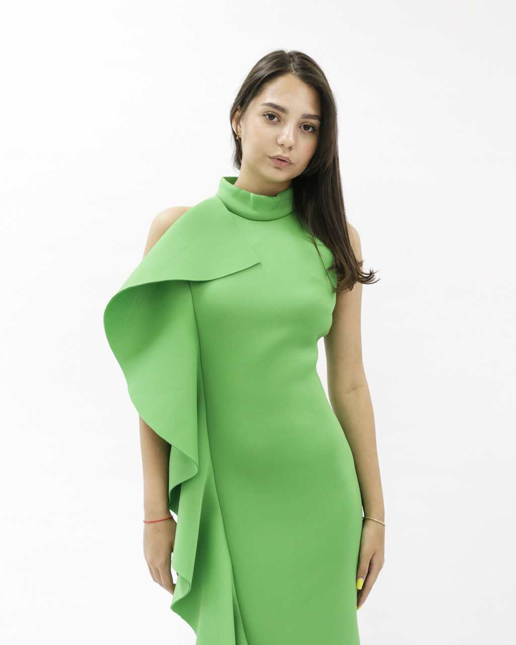 Женское вечернее платье «UM&H 21379948» зеленое - фото 3 - id-p101721494