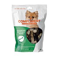 COMPLIMENT лакомство Кальциевые косточки с рыбой для собак мини-пород