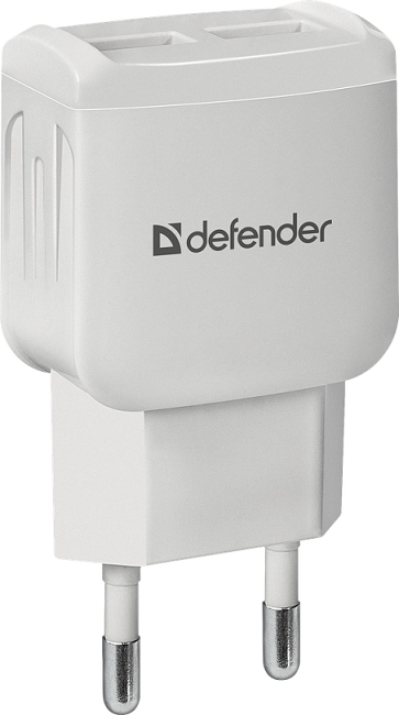 Зарядное устройство сетевое Defender EPA-13 белый