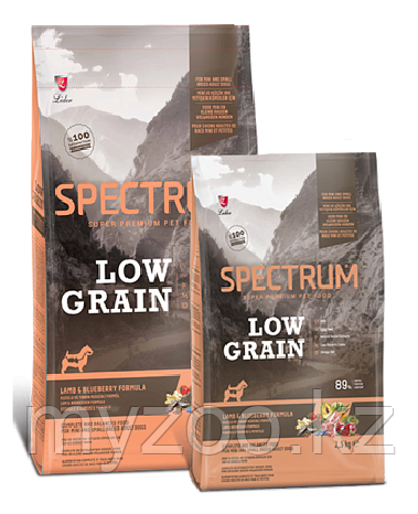 Spectrum Low Grain MINI/SMALL ADULT Lamb&Blueberry для взрослых мелких пород с ягнёнком и голубикой, 2.5кг