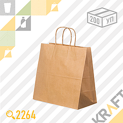 Бумажный пакет Retail Bag, Крафт 330x180x330 (70гр) (200шт/уп)