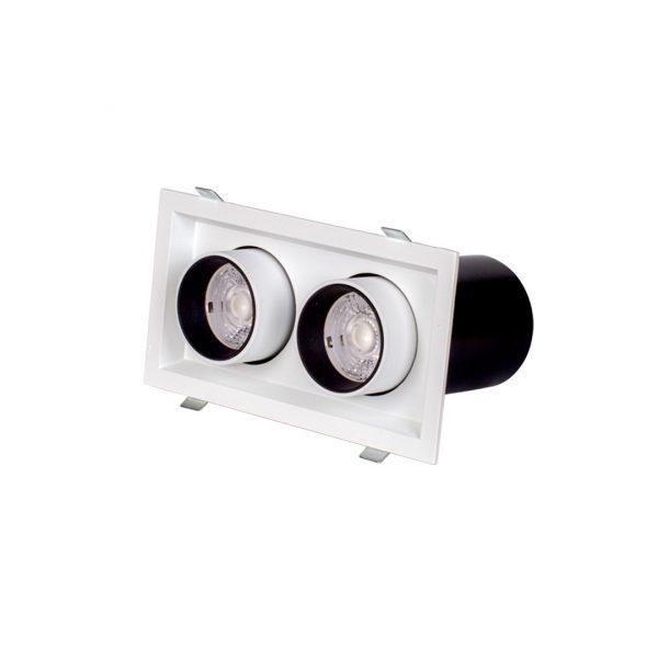 Свет-к DOWNLIGHT LED DURBUN 2*10W 4000K WHITE (TEKL)12шт