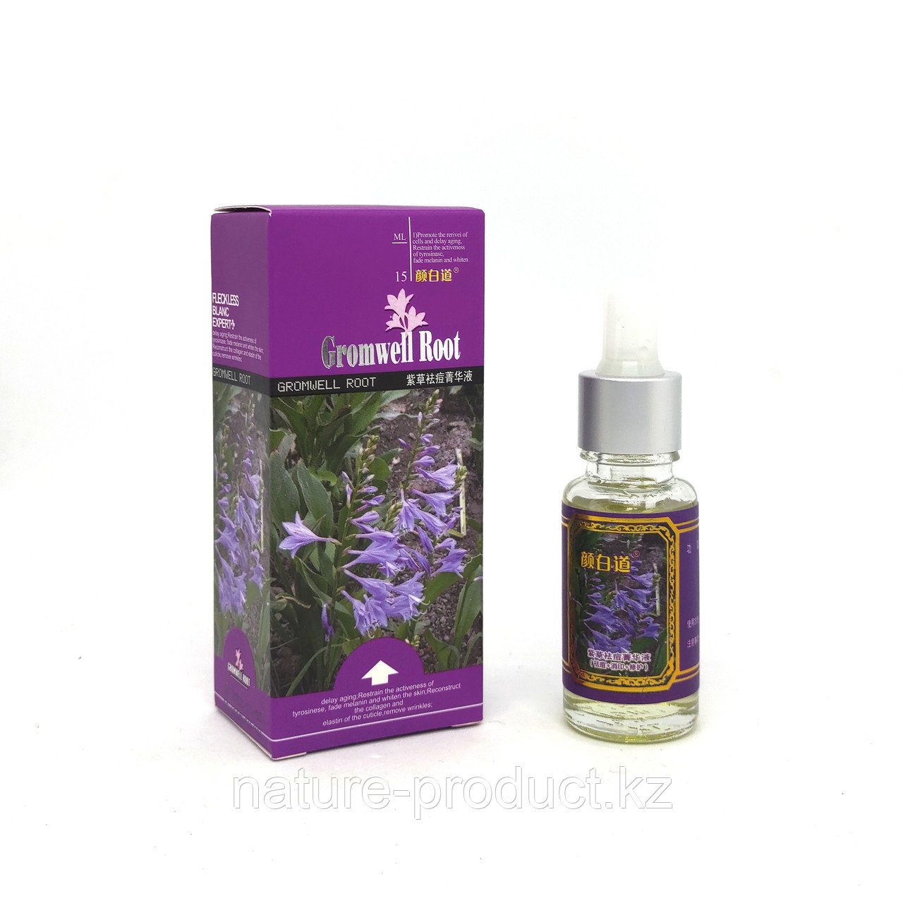 Эссенция против прыщей с окопником Gromwell Root Fleckless Blanc Expert+ 15 мл.
