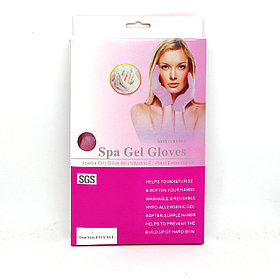 Гелевые увлажняющие перчатки Spa SGS пара в упаковке пара розовые