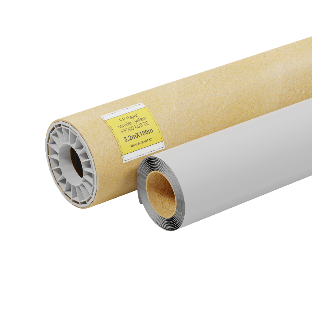 Бумага синтетическая для скроллерных конструций PP200 g 2.85*100 M