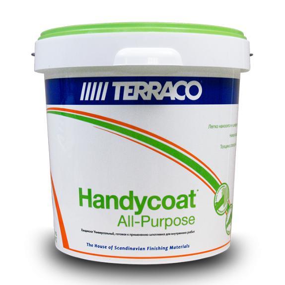 Шпатлевка универсальная Handycoat ALL-PURPOSE Terraco(Террако) в ведре 1кг / 3,5кг / 25 кг