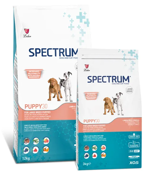 Spectrum Large Breed Puppy Puppy30 для щенков крупных пород с ягнёнком и рисом 3кг