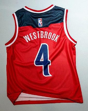 Баскетбольная Майка (Джерси) Washington Wizards - Russell Westbrook, фото 2