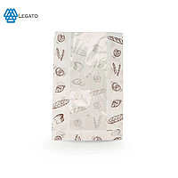 Пакет бумажный с рис. ХЛЕБ 325*200*65 с окном 110мм влагопрочный белый 50шт/упак. 1000шт/кор.