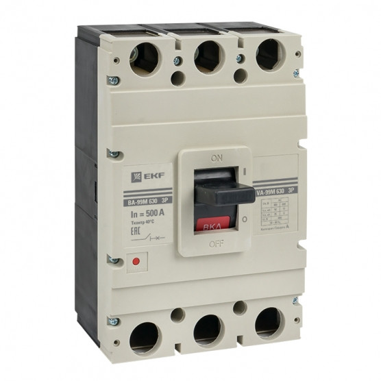 Выключатель автоматический BA-99M 630/500A 3P 50кА EKF Proxima