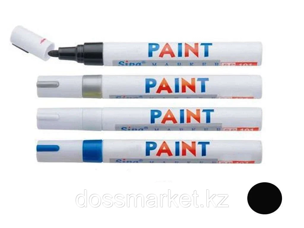 Маркер-краска лаковый PAINT, 1,5-3 мм, черный