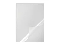 Обложка для скрепкошин А4, прозрачная матовая Durable