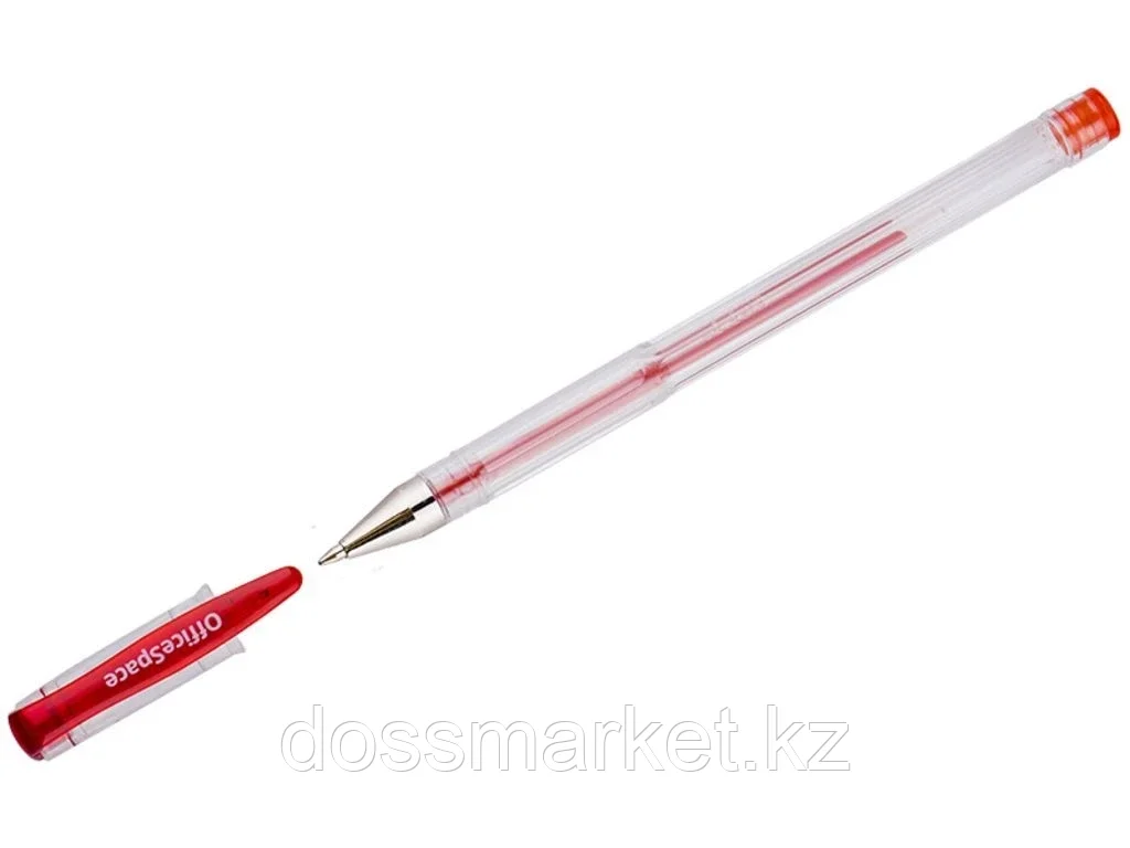 Ручка гелевая  OfficeSpace 0,5 мм, красная