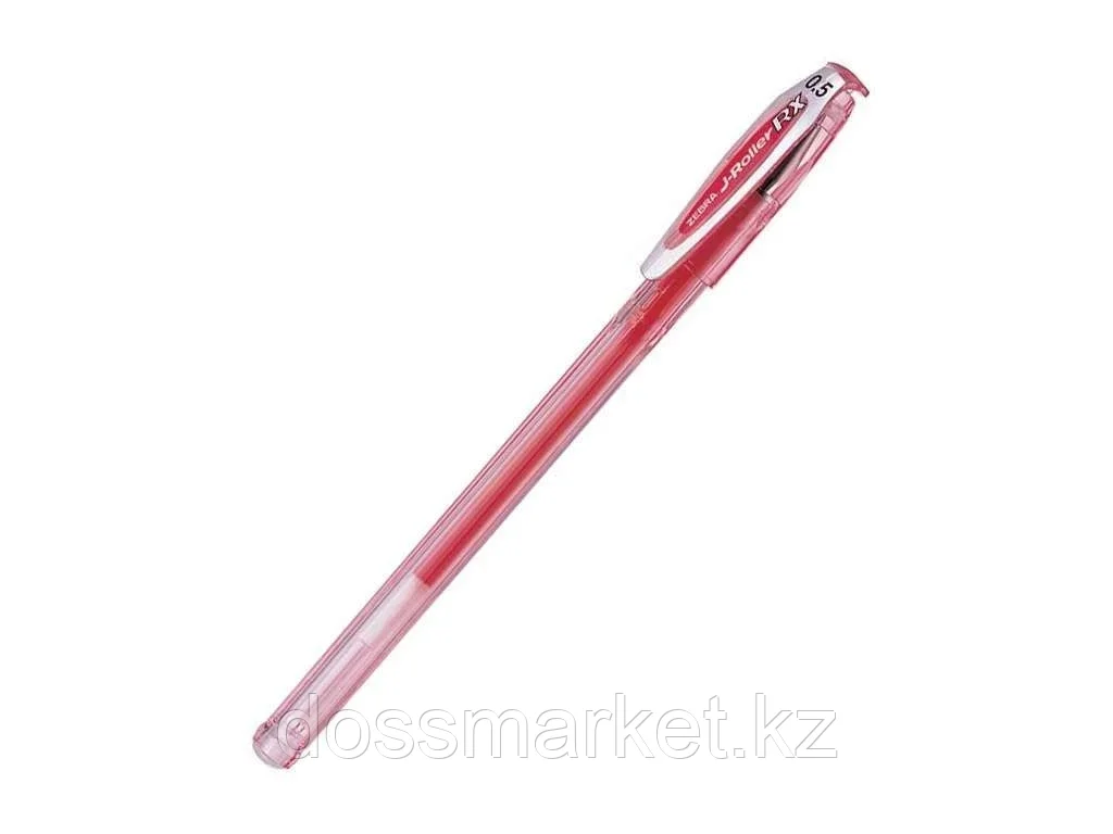 Ручка гелевая ZEBRA J-Roller RX 0,5 мм, красная - фото 1 - id-p101738769