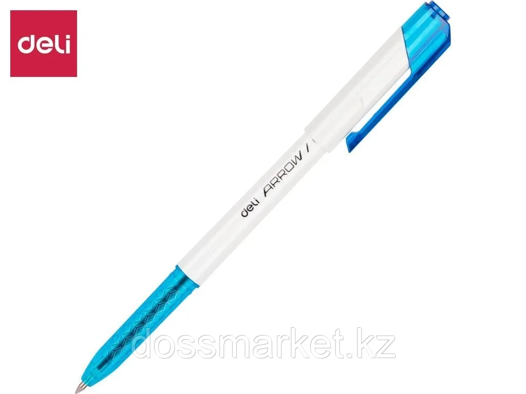 Ручка шариковая DELI Arrow, 0,7 мм, синяя - фото 1 - id-p101738814