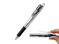 Ручка шариковая ZEBRA TAPLI CLIP автоматическая 0,5 мм, черная