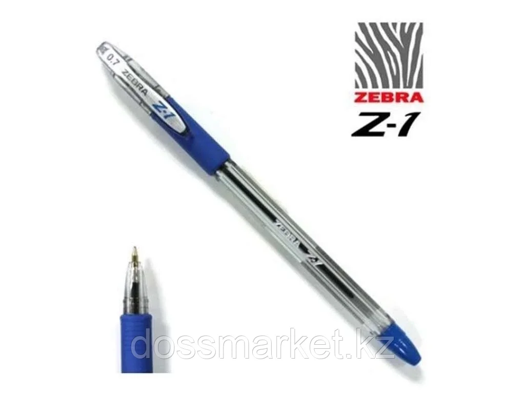 Ручка шариковая ZEBRA Z-1 0,7 мм, синяя