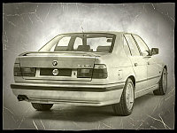BMW 5 сериялы E34 1987-1996 жылдарға арналған "M Tech" артқы бампер