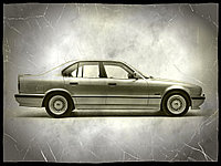 Накладки на пороги "M Tech" для BMW 5-серии E34 1987-1996, фото 1