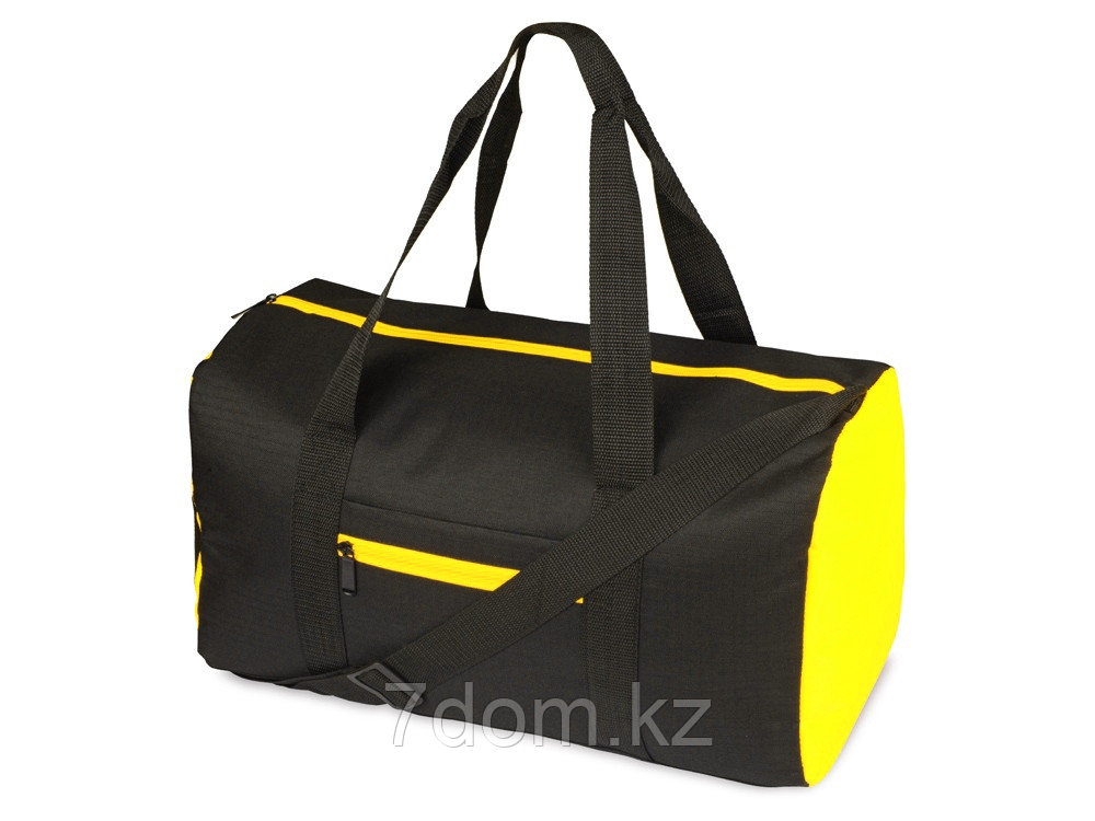 Сумка спортивная Master с цветными молниями, неоново-желтый, фото 1