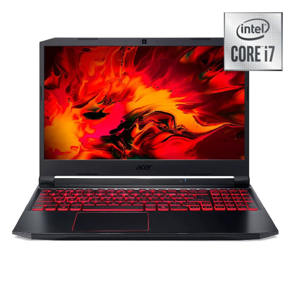 Ноутбук Acer Nitro 5 AN515-55, 15.6" FHD IPS, i7-10750H, 8GB, SSD M.2 512Gb, GTX1650 4Gb, DOS (NH.Q7MER.006)