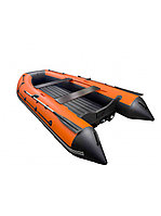 Лодка REEF-390 нд ТРИТОН стеклопластиковый интерцептер черный/оранжевый