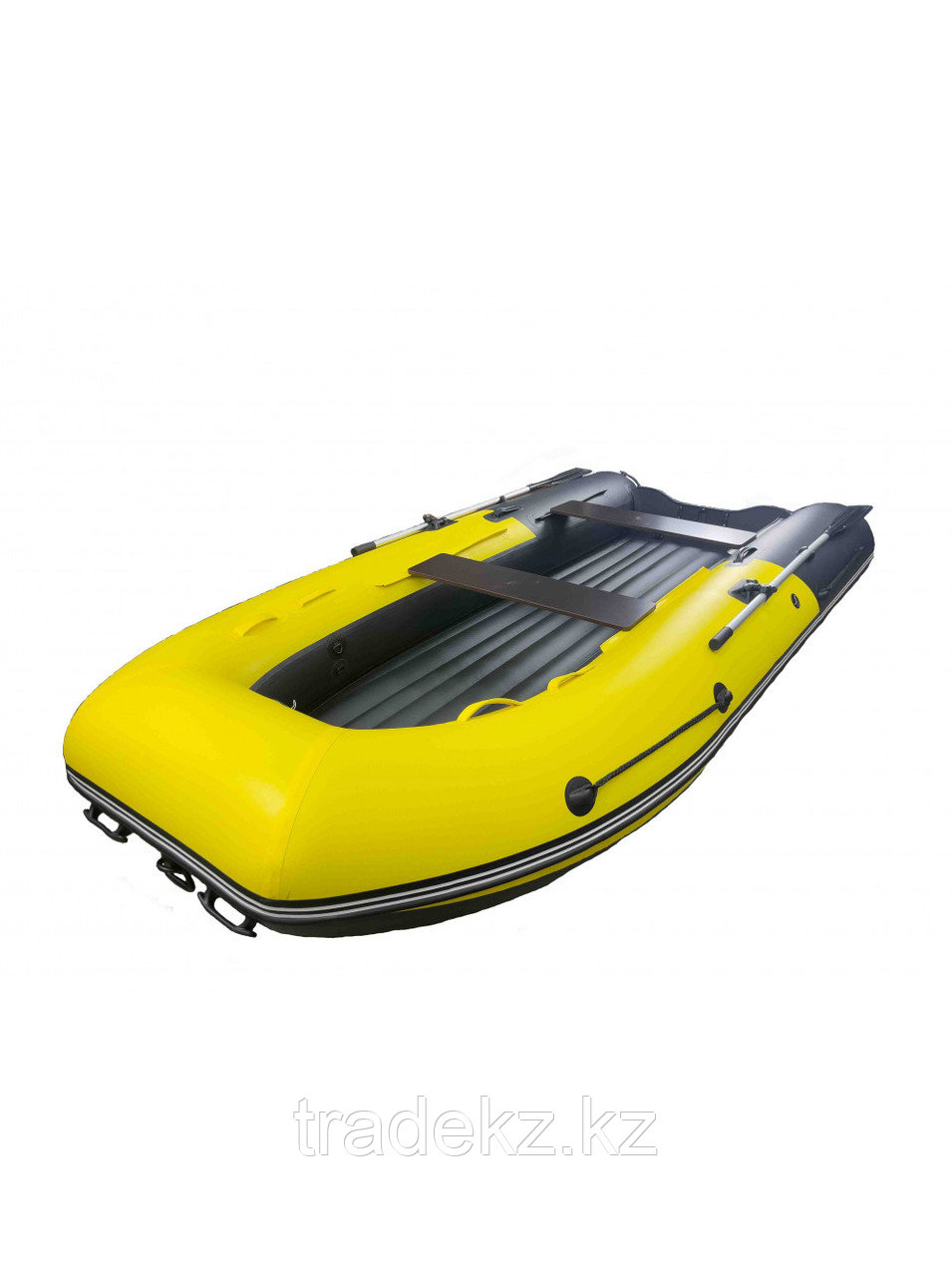 Лодка REEF-370 нд ТРИТОН S MAX стеклопластиковый интерцептер желтый/черный - фото 2 - id-p101754611